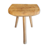 Raw wood stool
