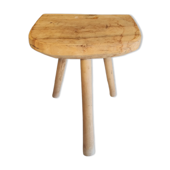 Raw wood stool