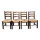Set of 4 Georges Robert chairs
