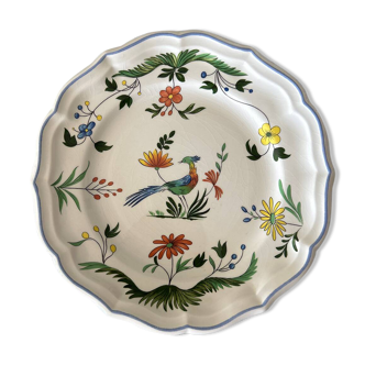 Gien porcelain plate