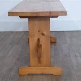 Vintage wood bench from the 1970s