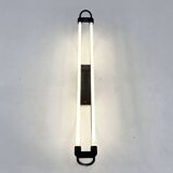 Double black neon wall light by Gian N. Gigante for Zerbetto, 1980