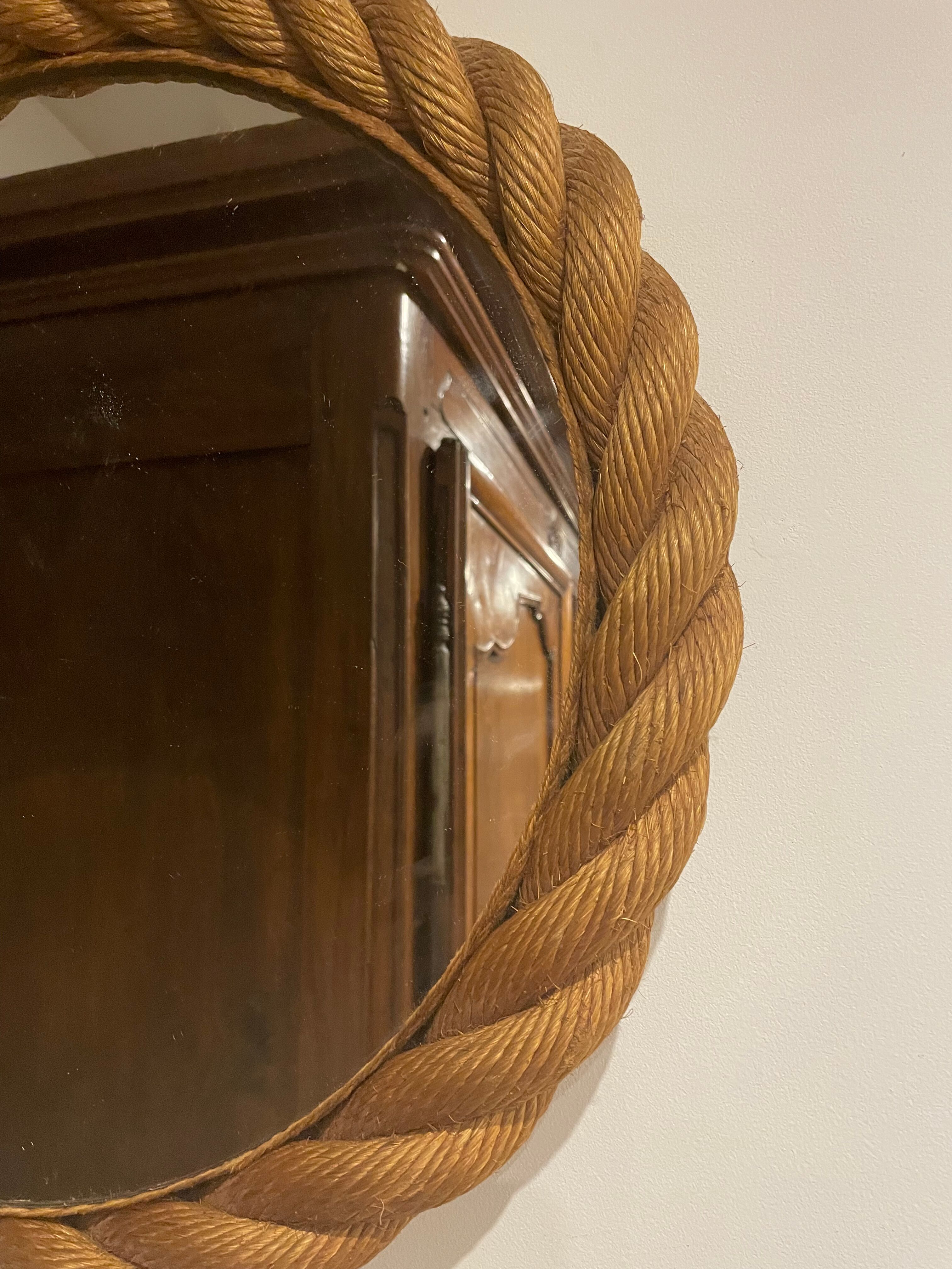 Round mirror rope