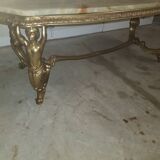 Onyx tray coffee table