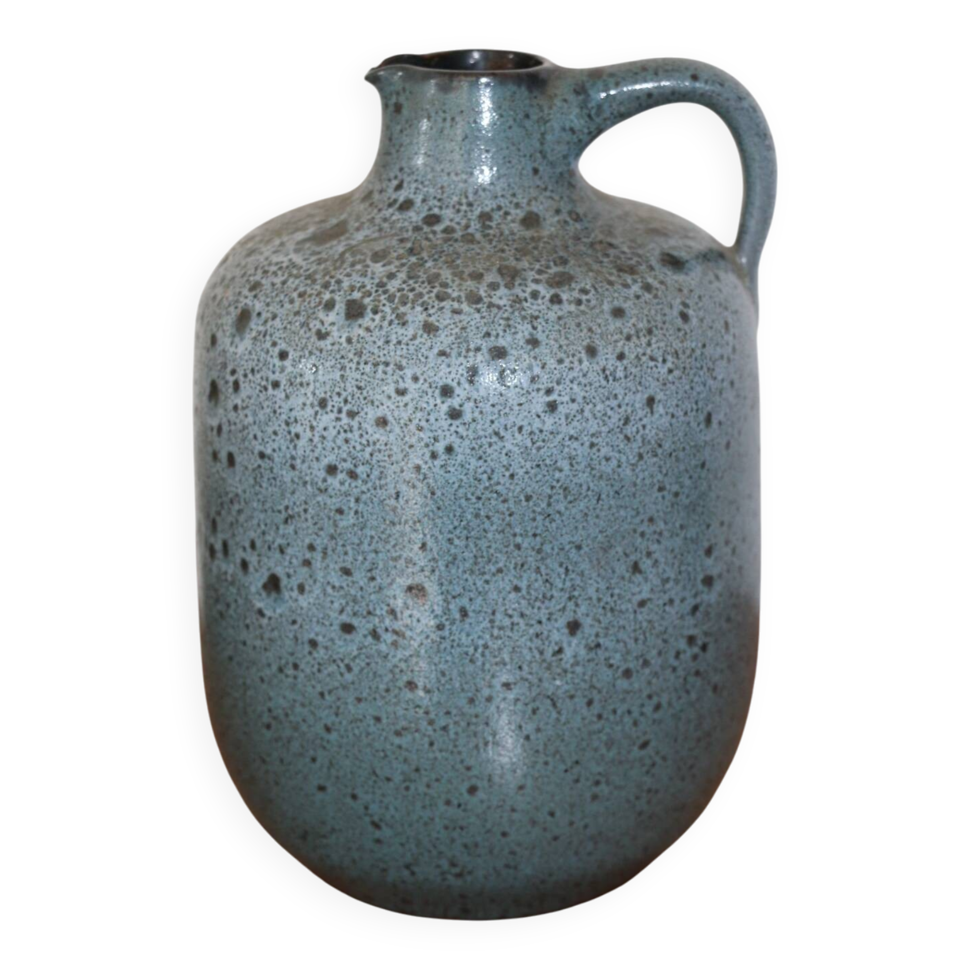 Blue ceramic vase