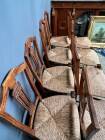 Ensemble de 8 chaises de la période Directoire française.