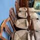 Ensemble de 8 chaises de la période Directoire française.