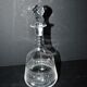 Baccarat carafe orange blossom water in crystal with guilloché decoration 1900