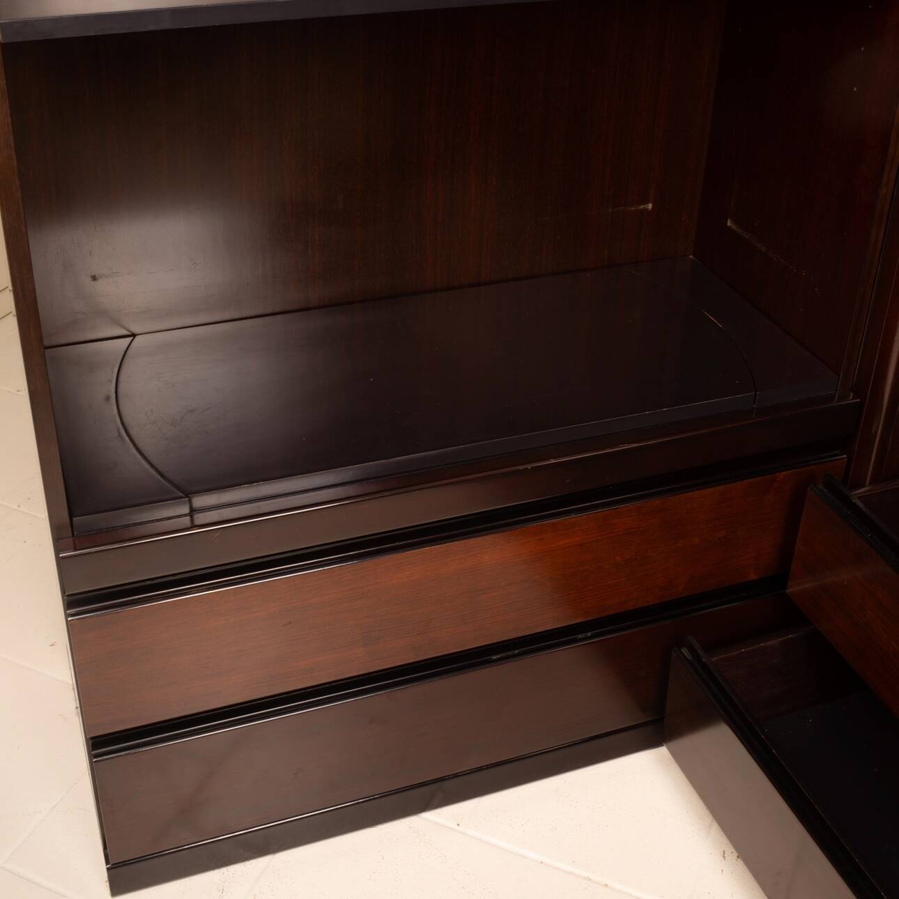 Coppia di Armadietti e Bar "S11" di Angelo Mangiarotti per Sorgente dei Mobili