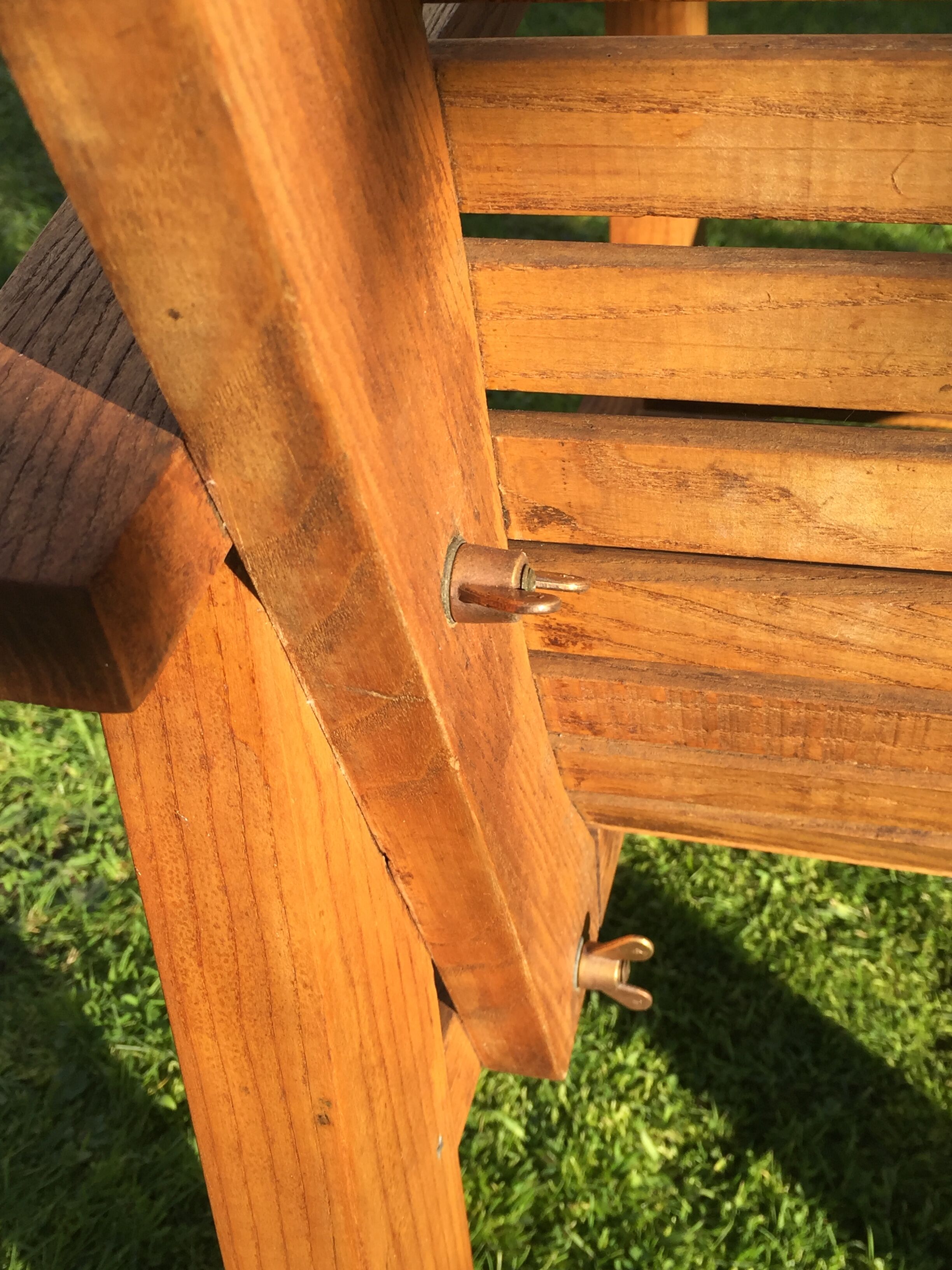 Post-war wooden removable chair
