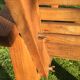 Post-war wooden removable chair