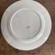 Set of large round white earthenware dishes from Creil and Montereau, 19th century