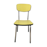 Canary yellow formica chair 70s