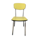 Canary yellow formica chair 70s