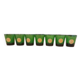 7 BYRRH green glasses