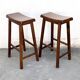 Pair of brutalist style stools