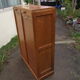 Double oak filing cabinet from the 1950s