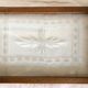 Plateau en verre vintage