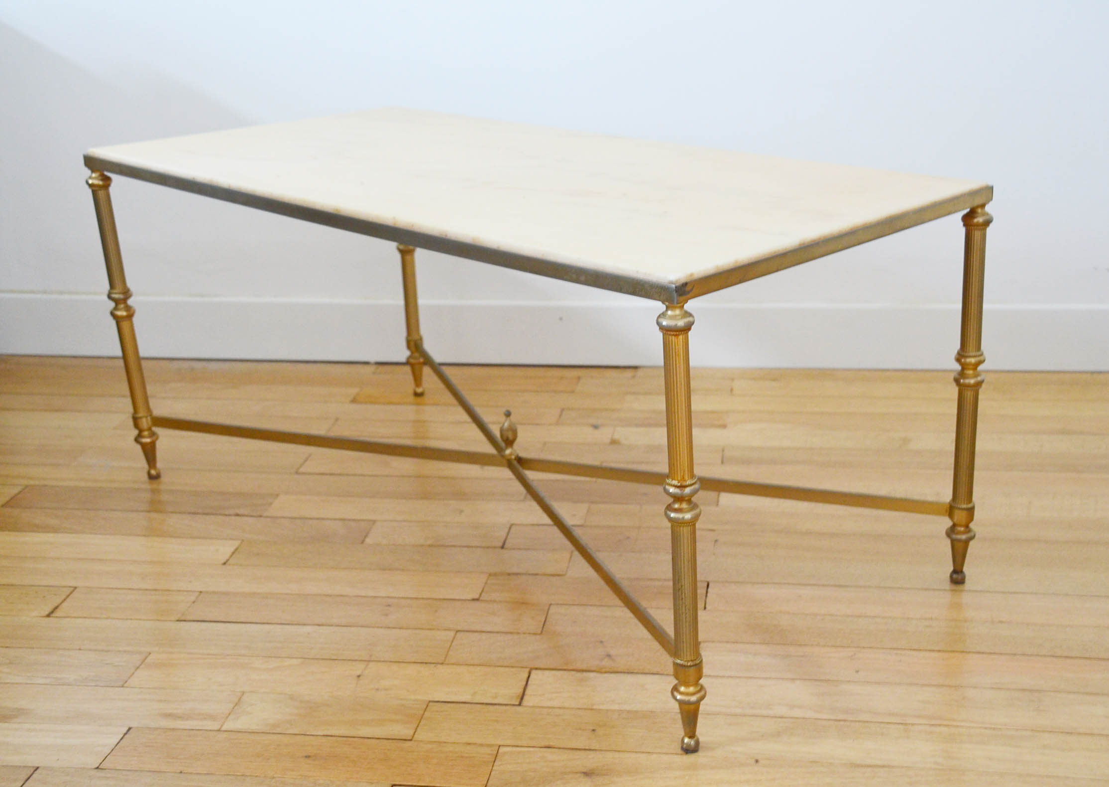 60s marble coffee table