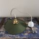 Enamelled sheet metal pendant light