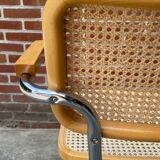 Cesca chair B64 with armrests by Marcel Breuer Design