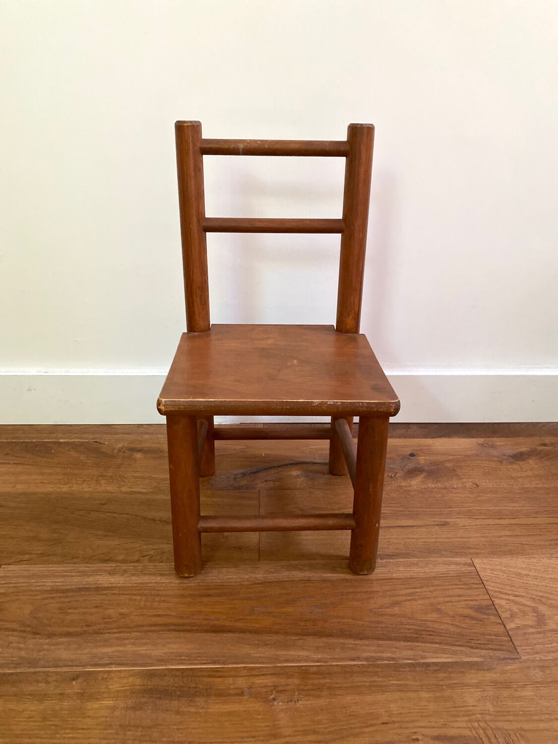 Small old wooden children's chair