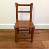 Petite chaise enfant en bois ancien