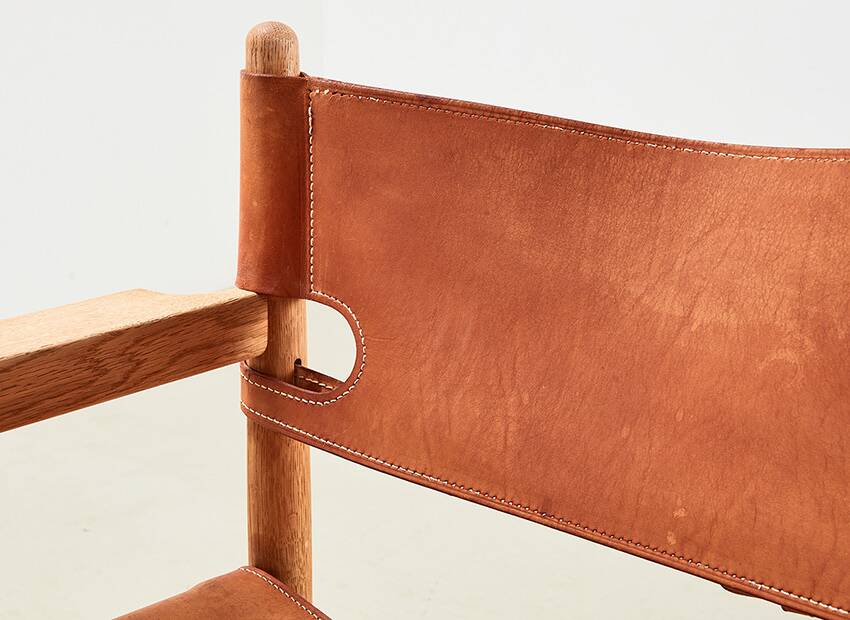 Borge Mogensen Pair of Model 3238 Spanish Dining Chairs for Fredericia 1964