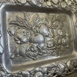 Vintage Arthur Court Designer Apple Bunnies Metal 1993 4