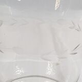 2 flacons vintage en verre  ciselé