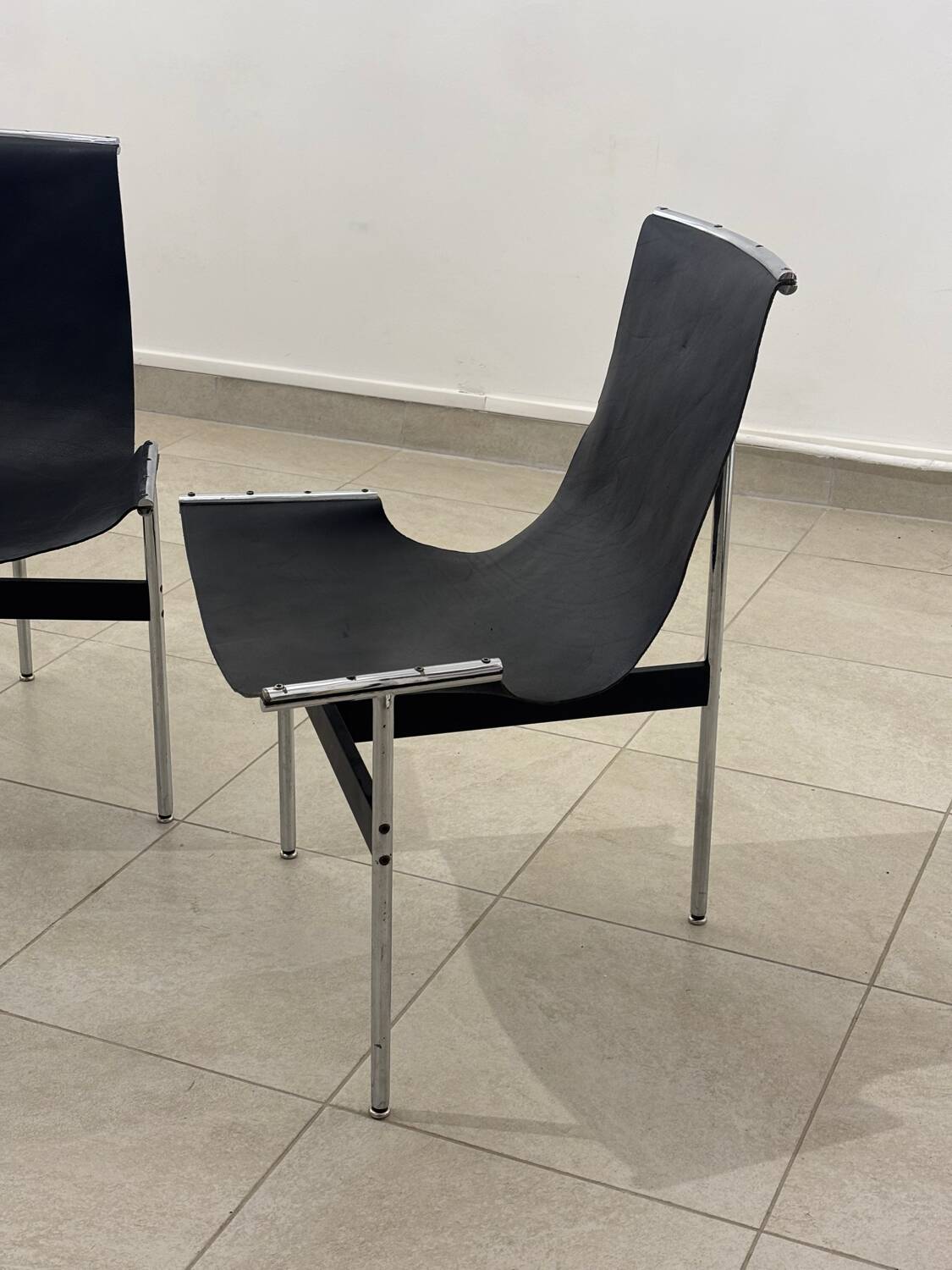 Pair of  T armchairs by Katavolos Little and Kelley, Laverne International