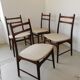 Set de 4 chaises scandinaves no