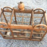 Cage has old birds