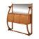 Art Deco buffet, planter or liquor cabinet in wood with mirror, France 1920