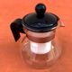 Teapot / Glass herbal tea maker with infuser (4 pieces)