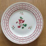 Digoin sarreguemines flat plate composition