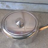 Silver metal teapot WMF year 1960