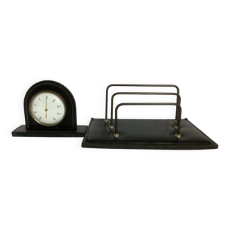 Mail holder and skai desk thermometer