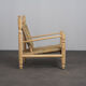 Chaise longue en herbe de mer tissée, France, années 1970