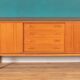 Retro Teak Danish 1960s Long Mid Century Sideboard By Clausen & Søn Denmark