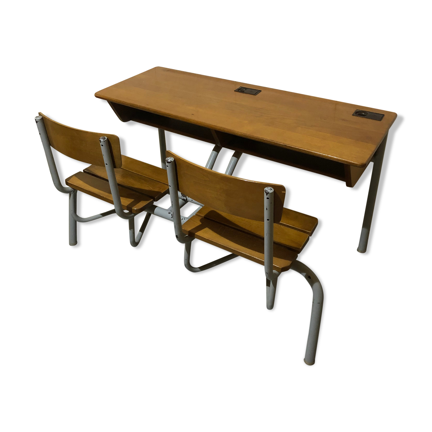 Vintage schoolboy desk