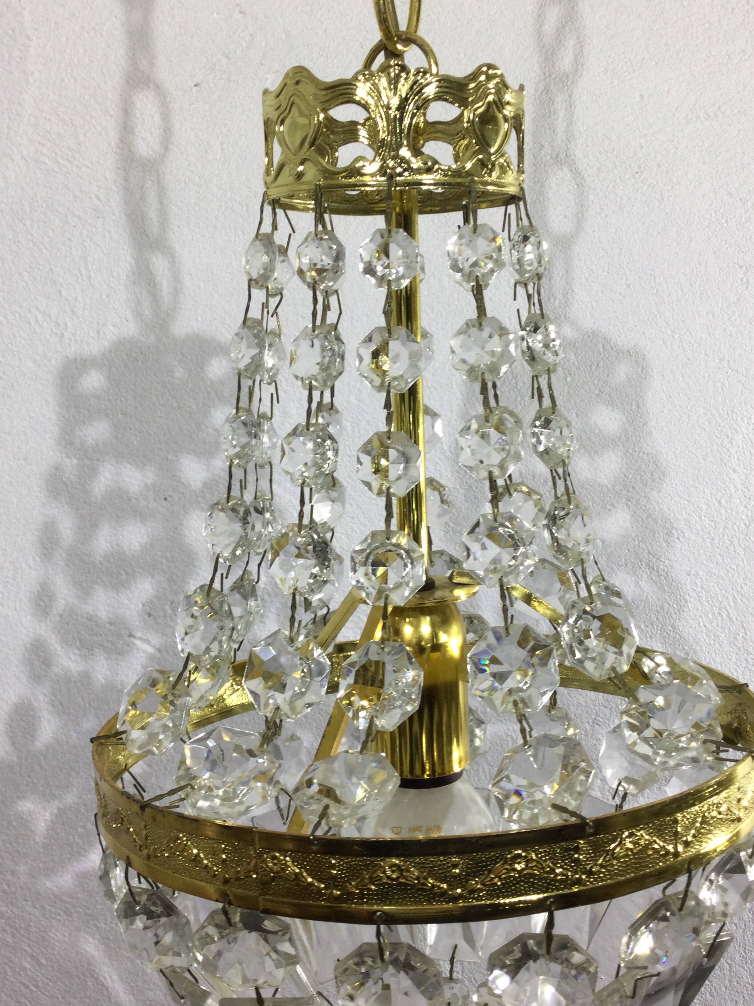 1 Light Hot Air Balloon Chandelier