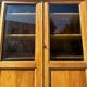 Walnut display cabinet