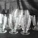 Verres cristal Art déco gravés France 1930 x24