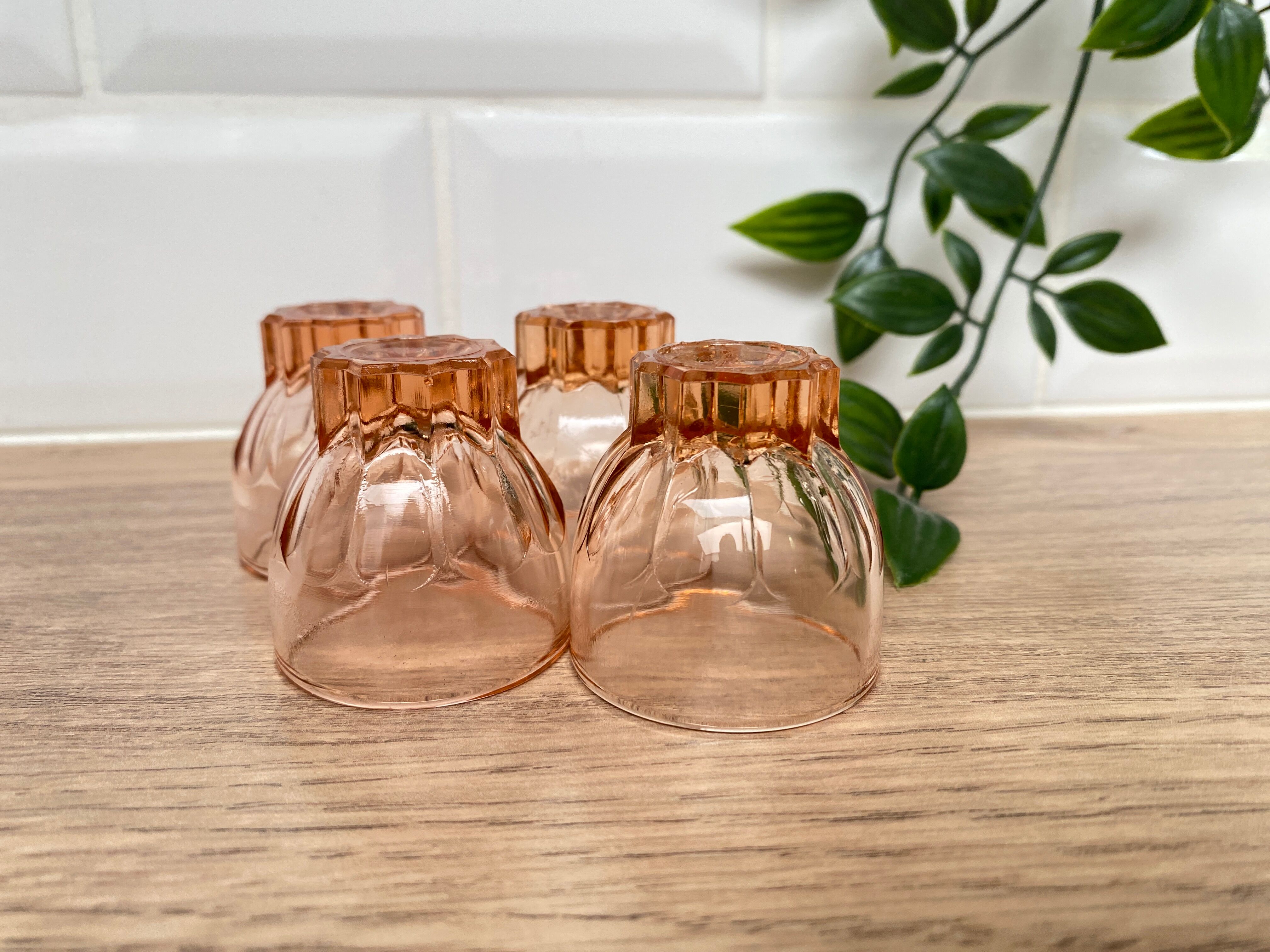 Set de 4 verres liqueur Luminarc étoile rose