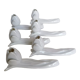 6 white porcelain knife holders