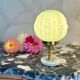 Art Deco lamp with uraline globe