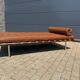 Knoll barcelona daybed mies van der rohe in cognac venezia leather, as new