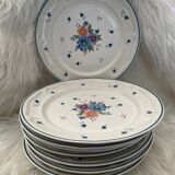 Assiettes plate provencial bouquet