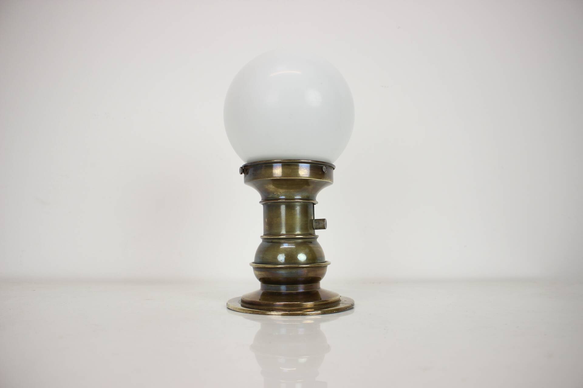 Lampe de table en laiton, Tchécoslovaquie 1930